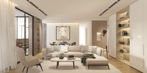 3d rendering interior and exterior design